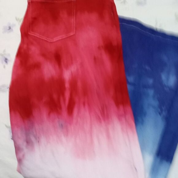 Customized tye and dye jeans SZ 12P - Picture 12 of 13